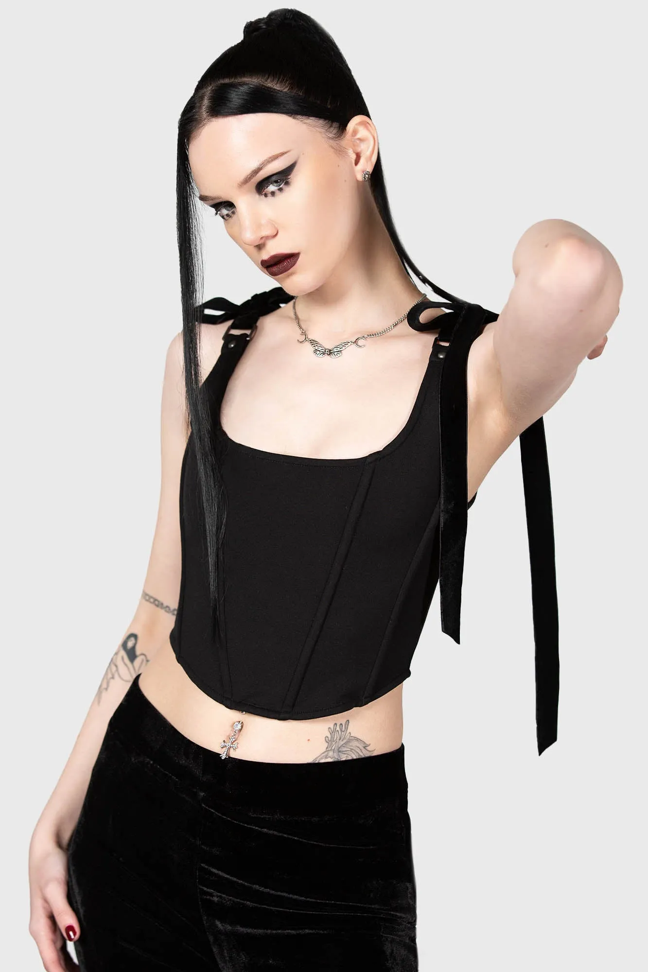 Flora Corset Top sold by Killstar