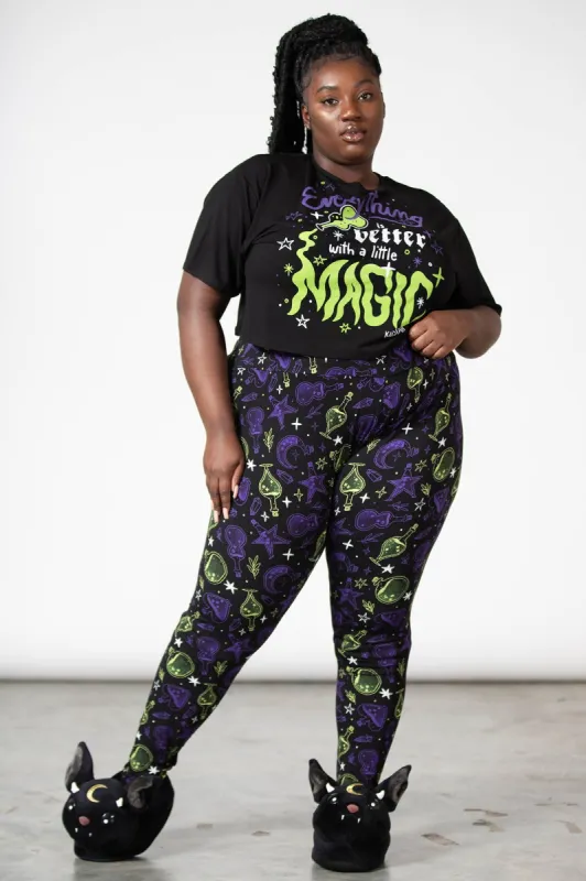 Magic Vision Leggings [PLUS] sold by Killstar