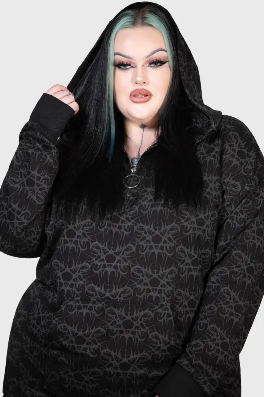 Cyborg Cell Oversized Hoodie [PLUS] sold by Killstar