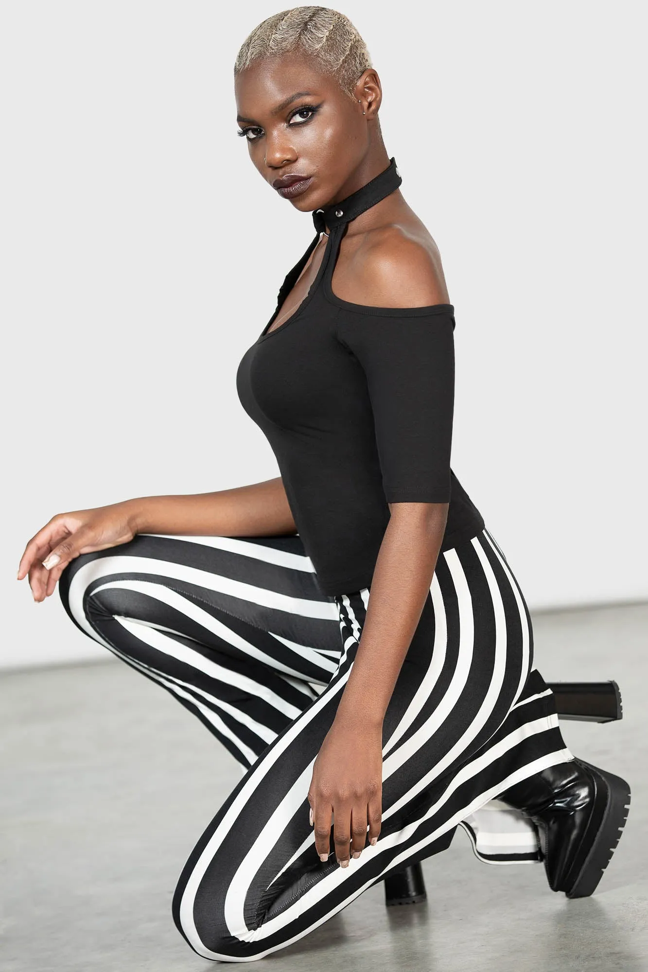 Zorica Bootcut Trousers sold by Killstar