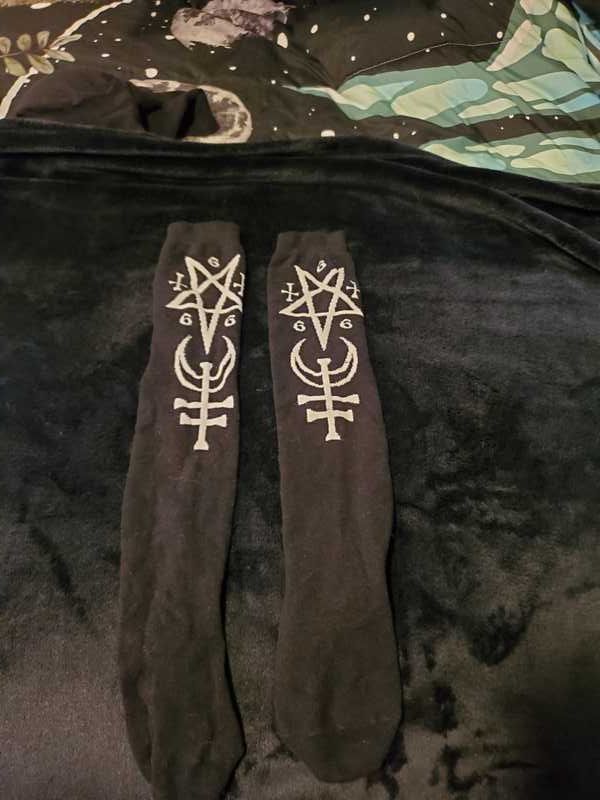 Sinstress Long Socks Resurrect sold by Killstar product image thumbnail 2