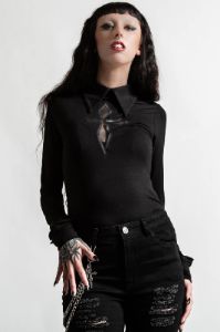 Morissa Long Sleeve Top Resurrect sold by Killstar