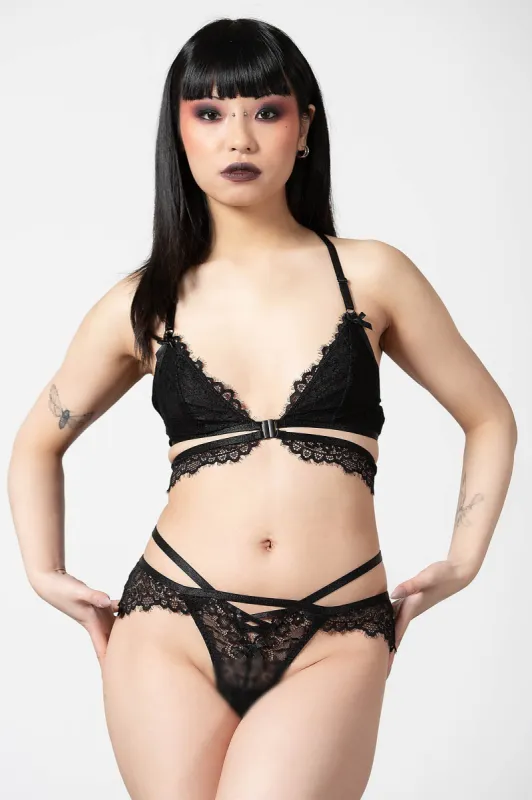 Phantom Lace Panty sold by Killstar