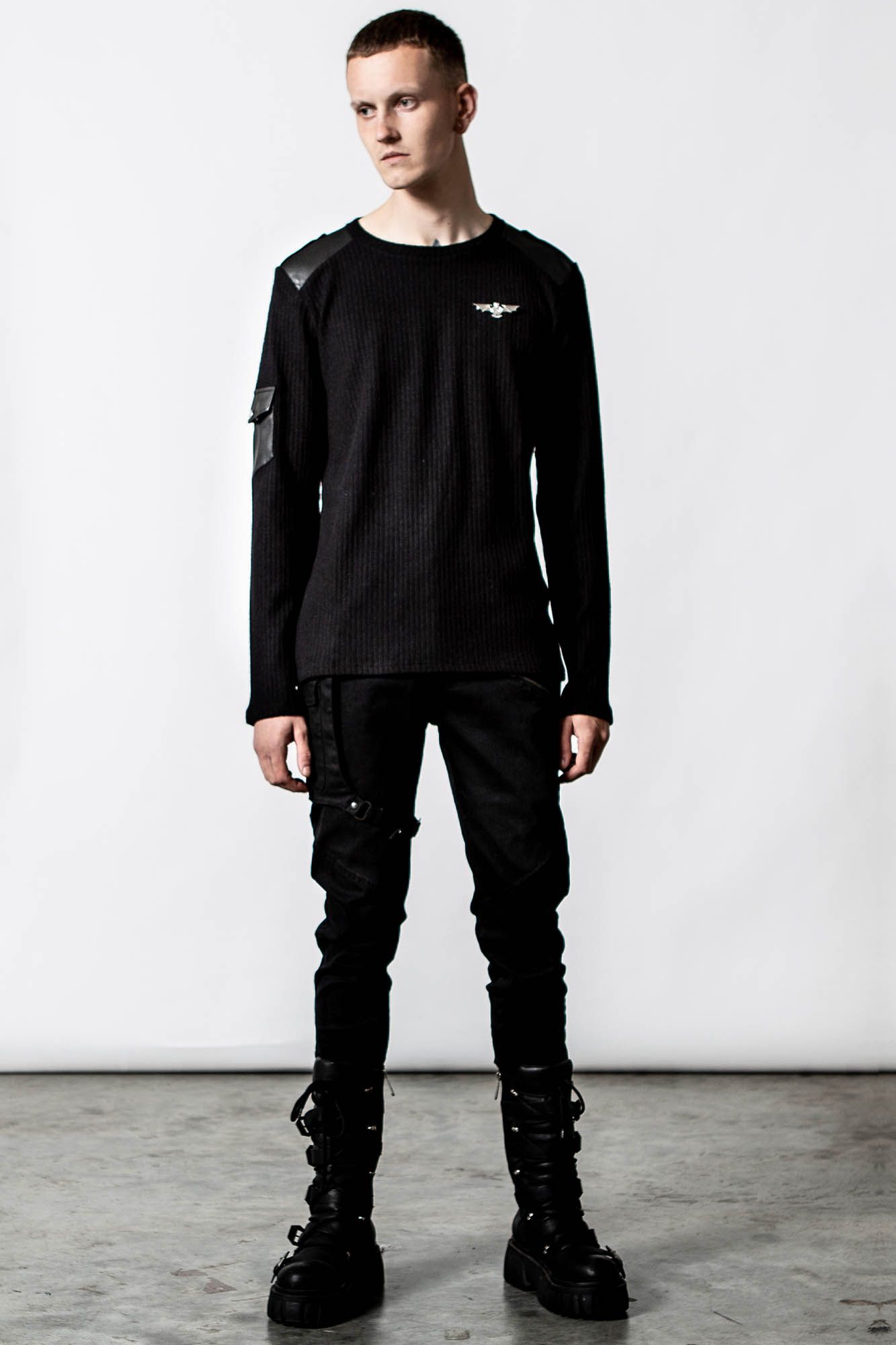 At Ease Long Sleeve Top Resurrect sold by Killstar product image thumbnail 6