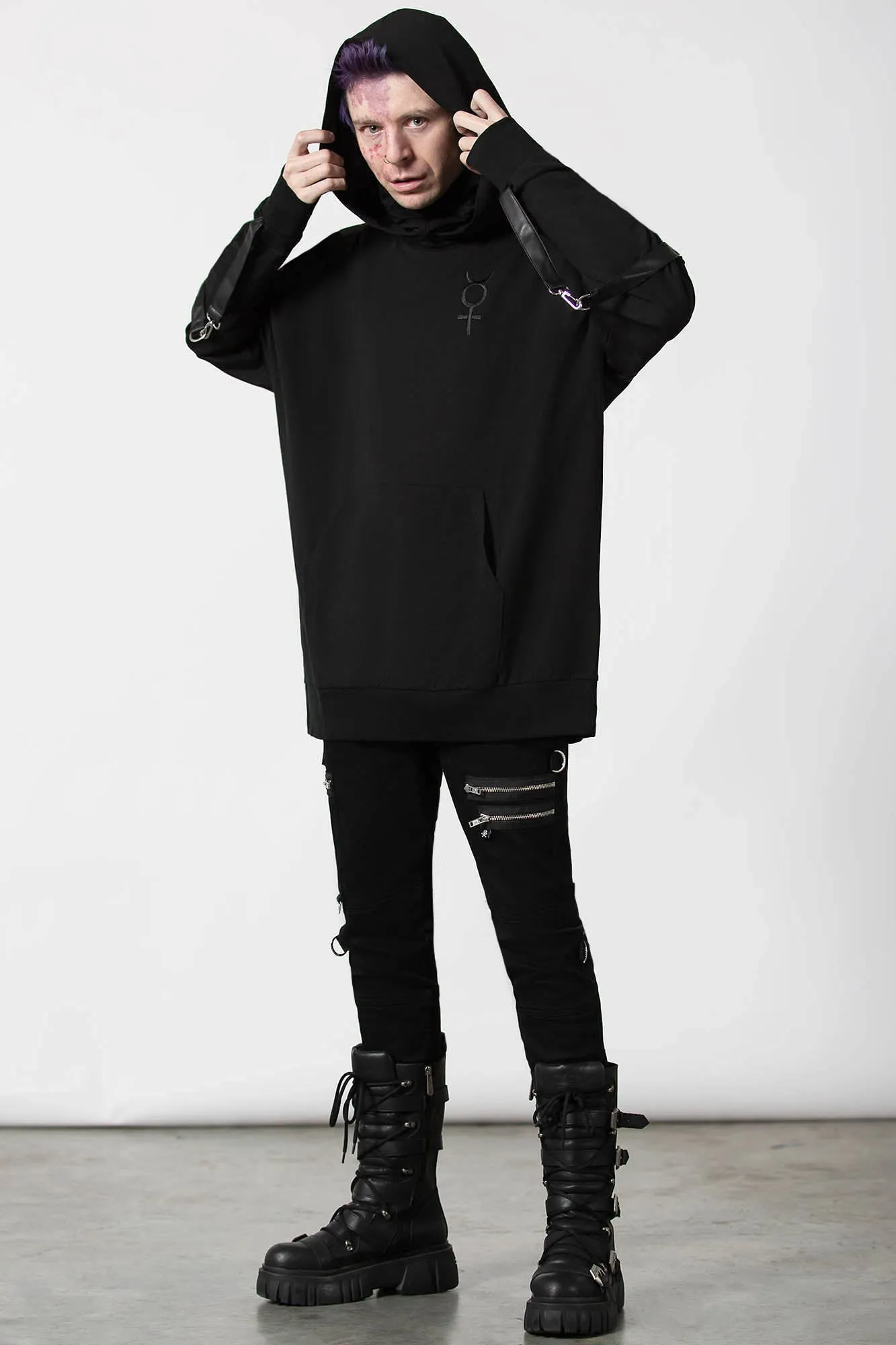 Orion Masked Hoodie sold by Killstar product image thumbnail 5