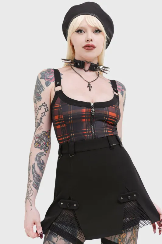 Wrong Way Home Skirt sold by Killstar