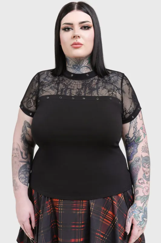 Nighthawk Top [PLUS] sold by Killstar