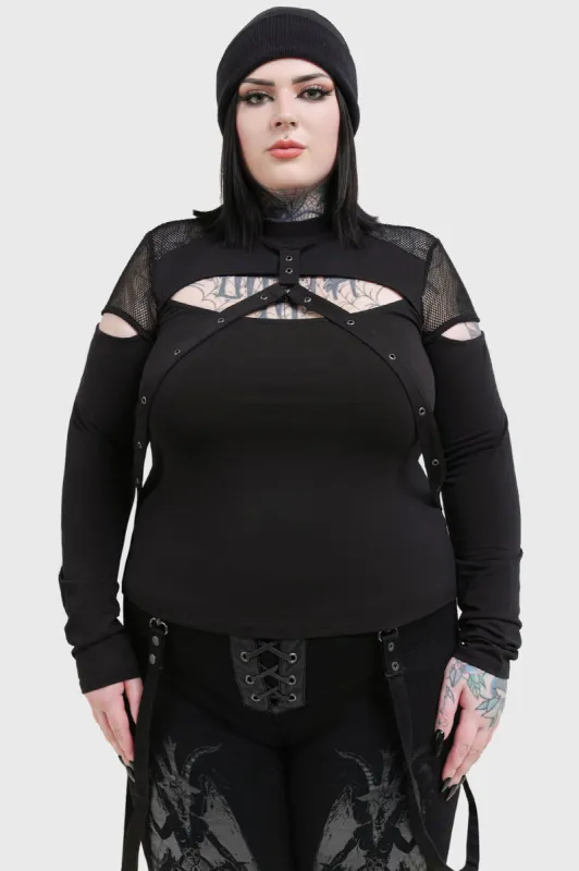 Miss Masher Top [PLUS] sold by Killstar