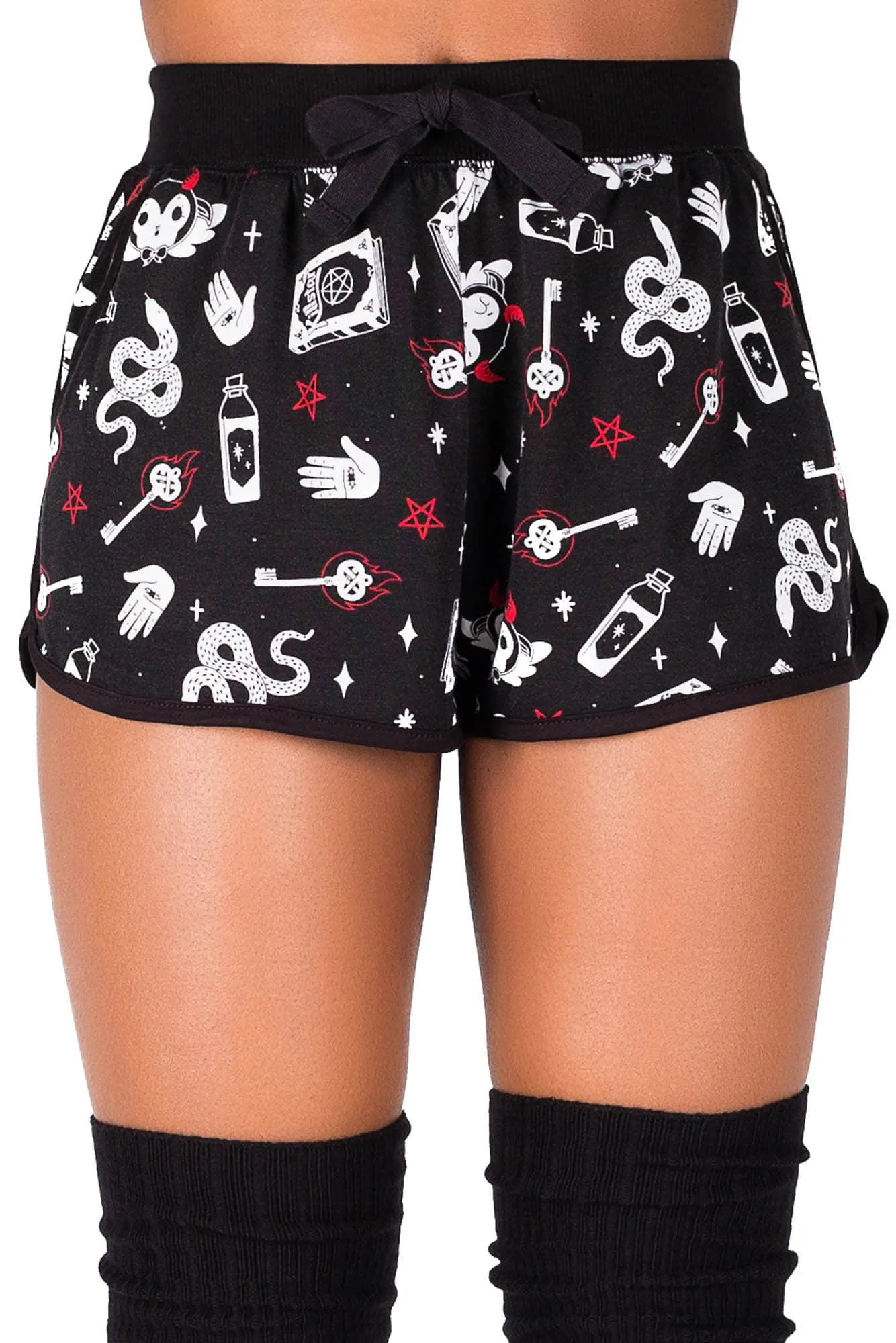 See U In Hell Lounge Shorts - Resurrect sold by Killstar