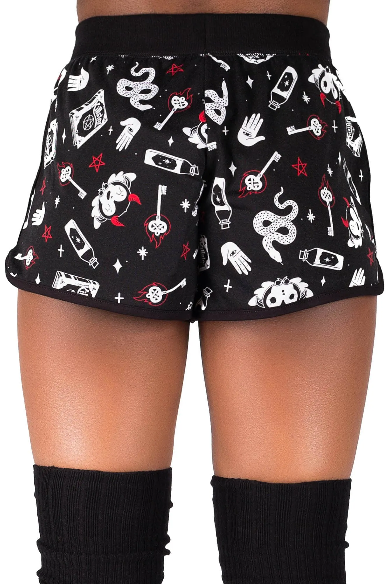 See U In Hell Lounge Shorts - Resurrect sold by Killstar product image thumbnail 2