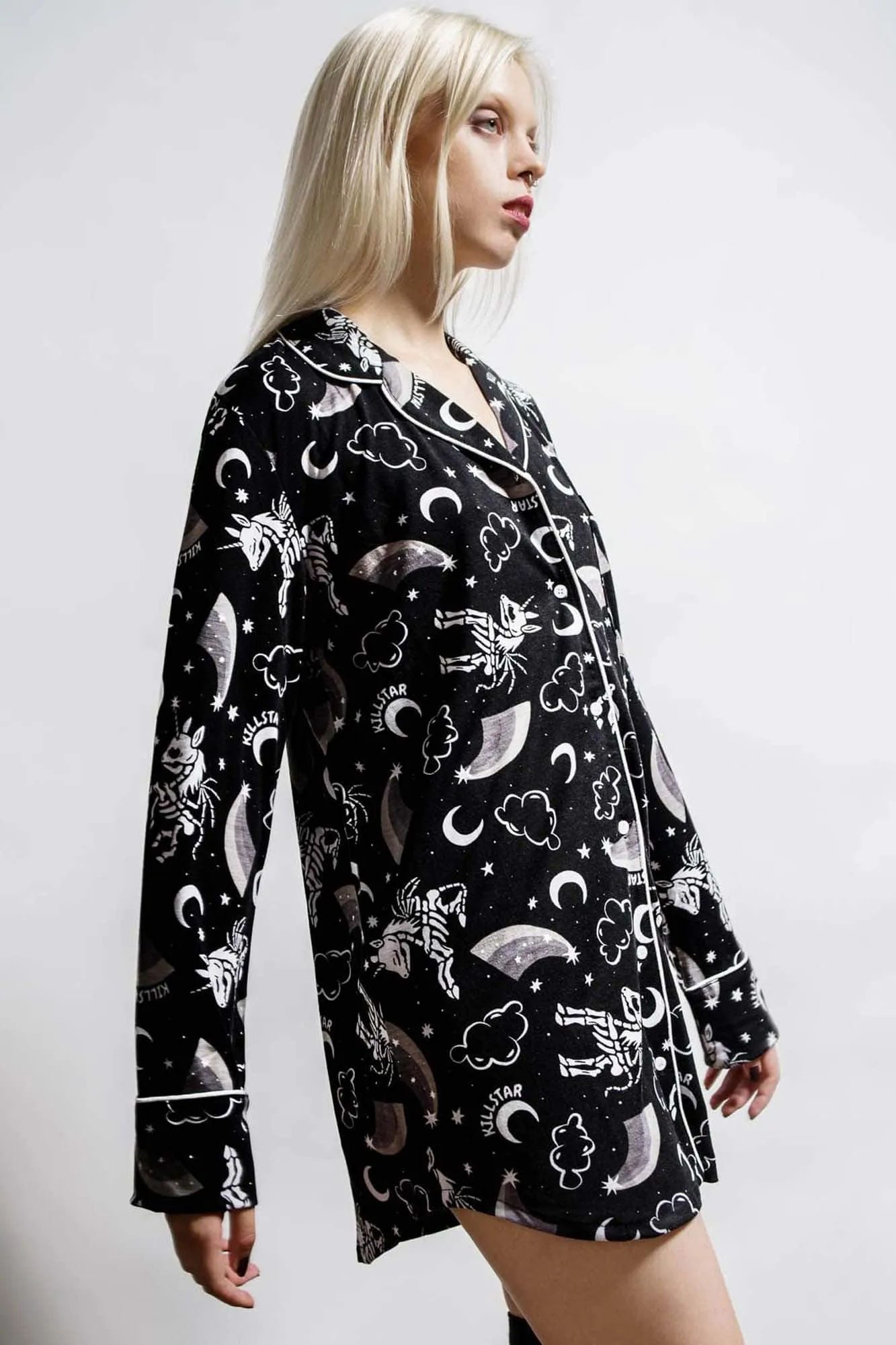 Moonbow Lounge Shirt - Resurrect sold by Killstar product image thumbnail 2