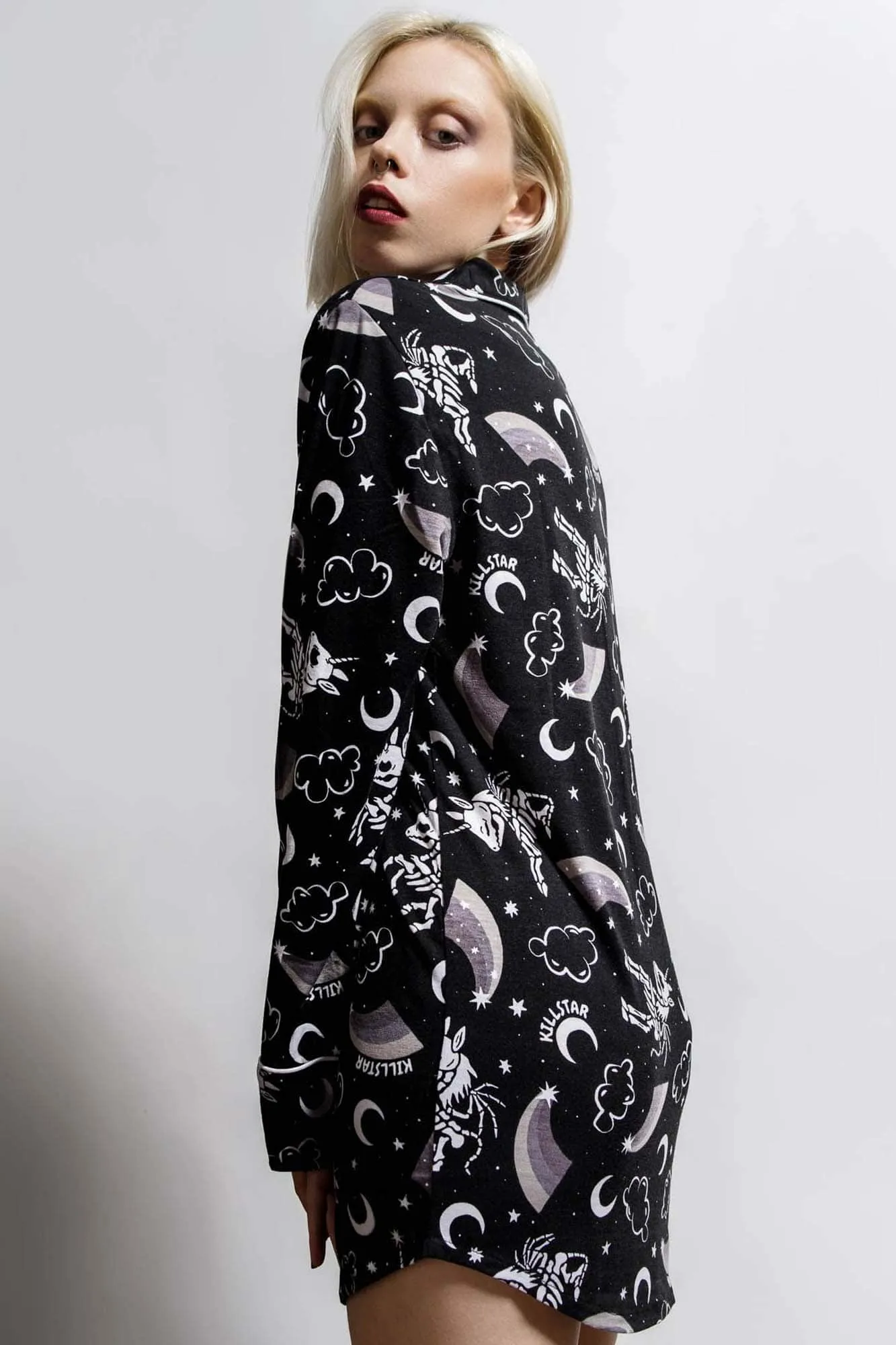 Moonbow Lounge Shirt - Resurrect sold by Killstar product image thumbnail 3