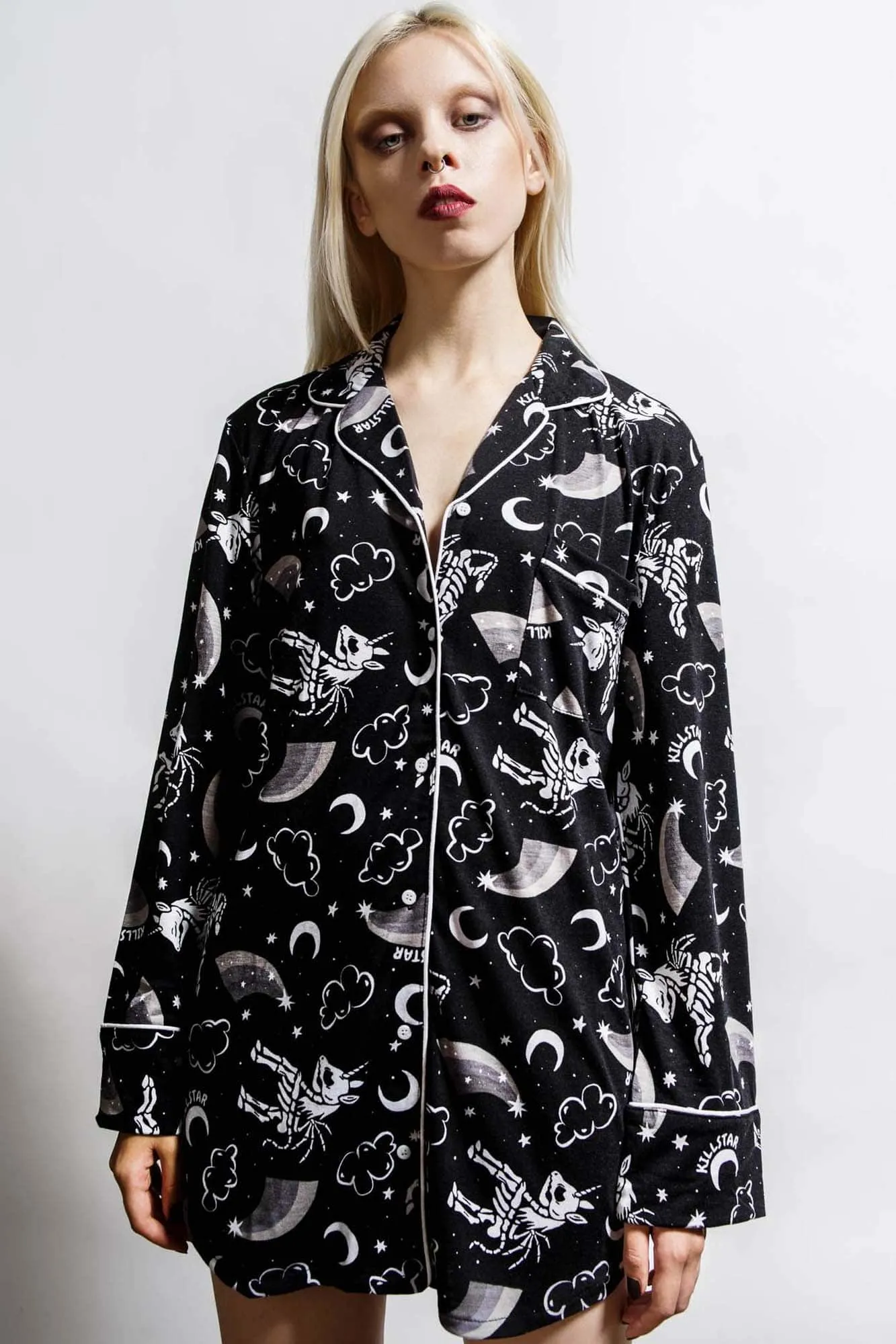 Moonbow Lounge Shirt - Resurrect sold by Killstar