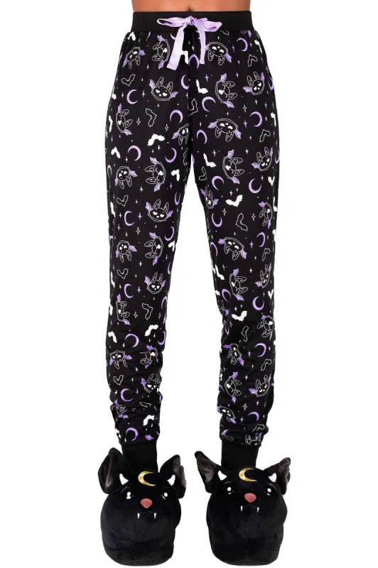 Batty Lounge Pants - Resurrect sold by Killstar