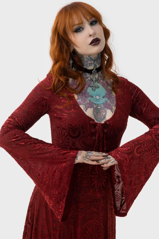 Lepidoptera Midi Dress sold by Killstar