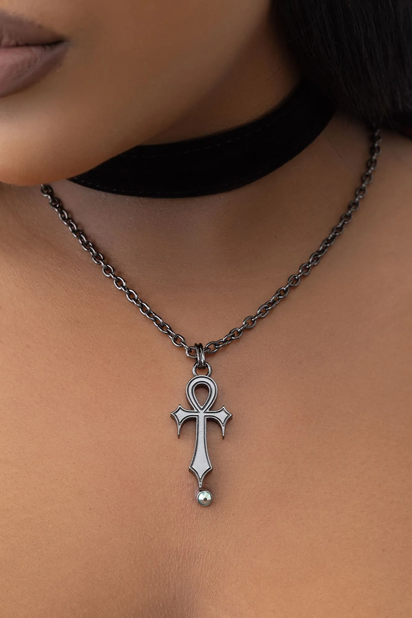 Ankhster Necklace sold by Killstar product image thumbnail 2