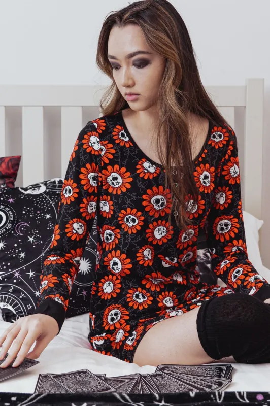 Gloom Garden Lounge Dress - Resurrect made by Killstar