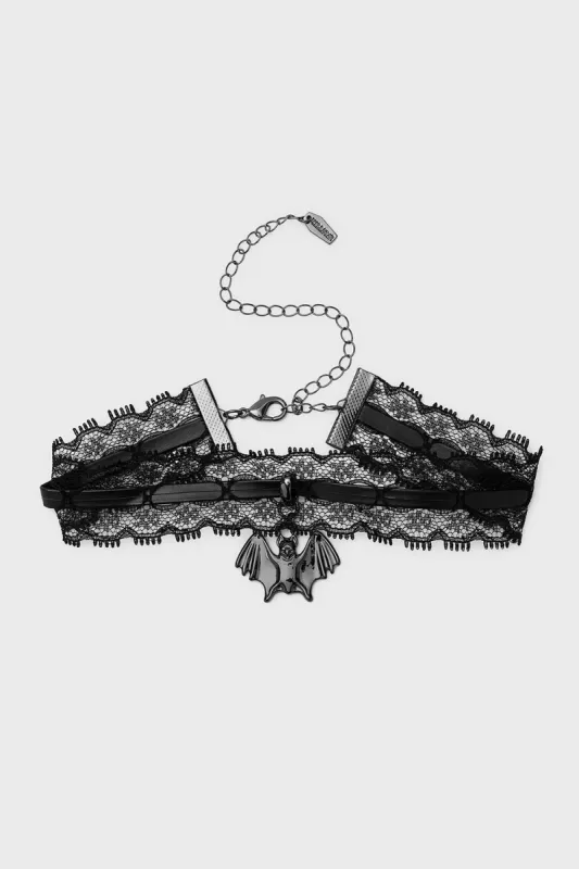Mourning Maiden Choker sold by Killstar