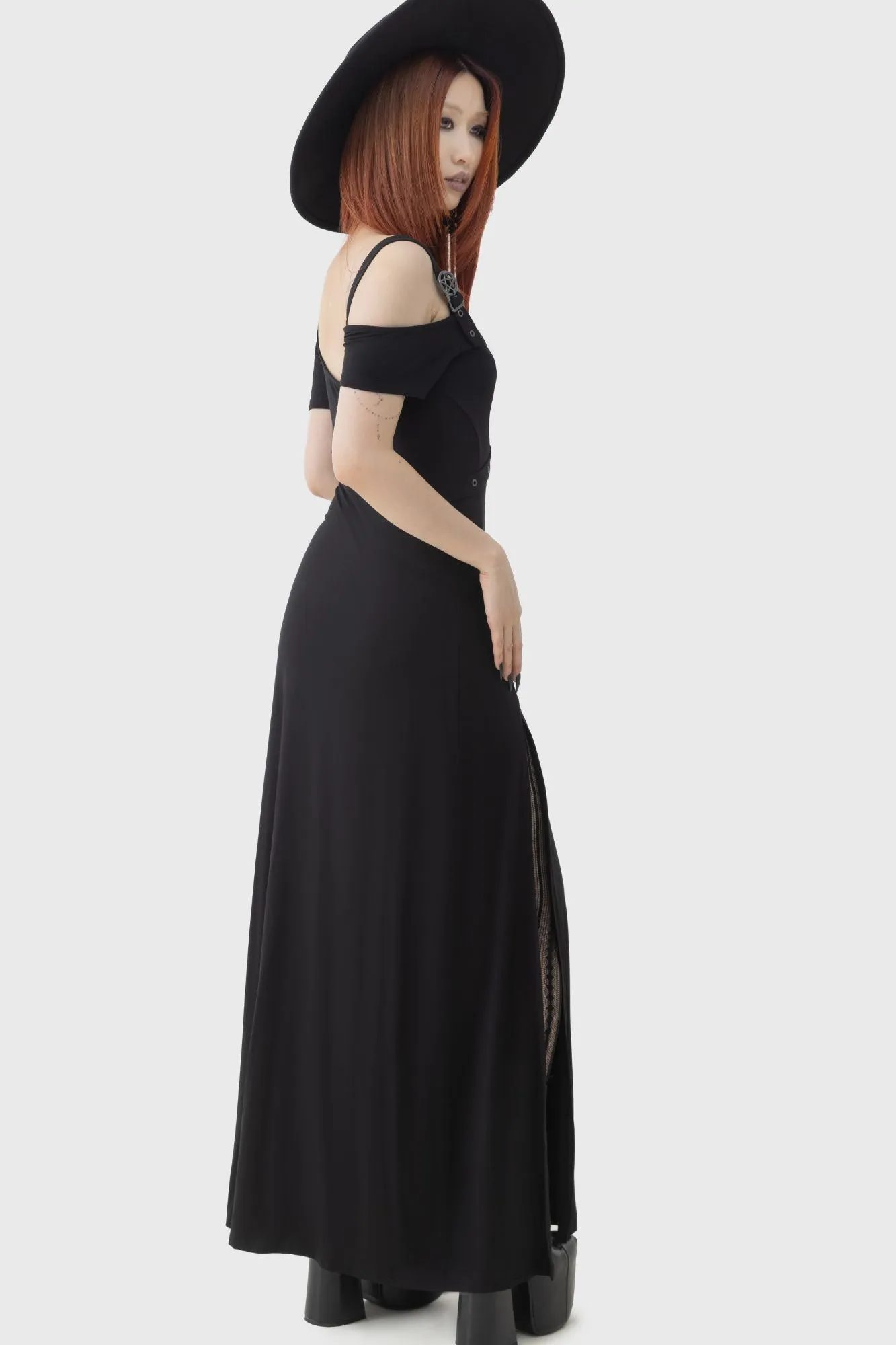 Serenova Maxi Dress sold by Killstar product image thumbnail 3