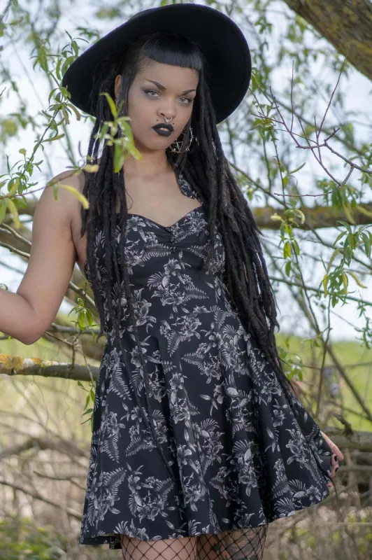 Aloha From Hell Skater Dress - Resurrect sold by Killstar