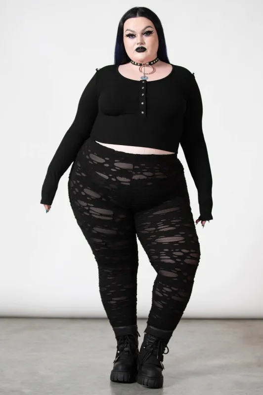 Bethel Long Sleeve Top [PLUS] - Resurrect sold by Killstar