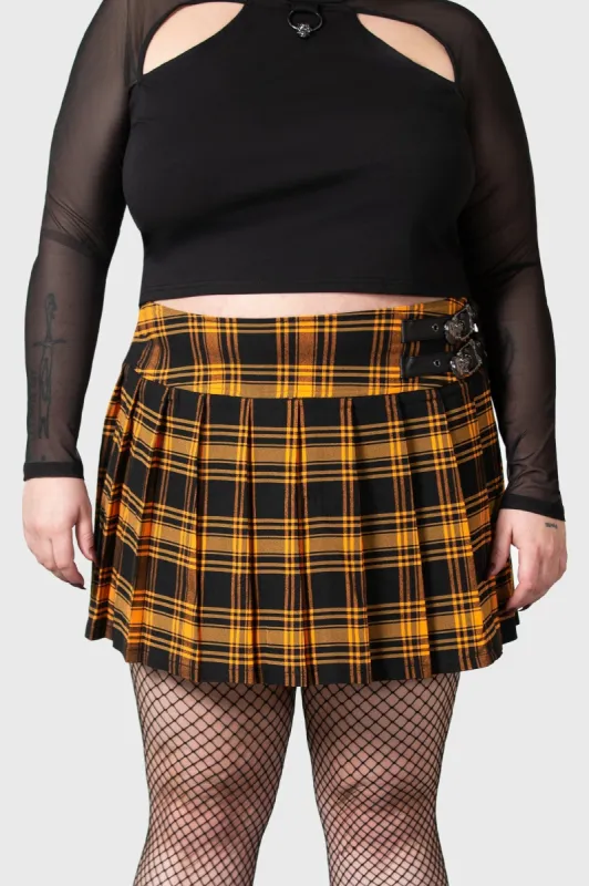 Heart Angst Mini Skirt [PLUS] - Resurrect sold by Killstar