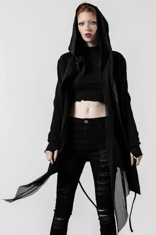 Ruination Hooded Cardigan - Resurrect sold by Killstar