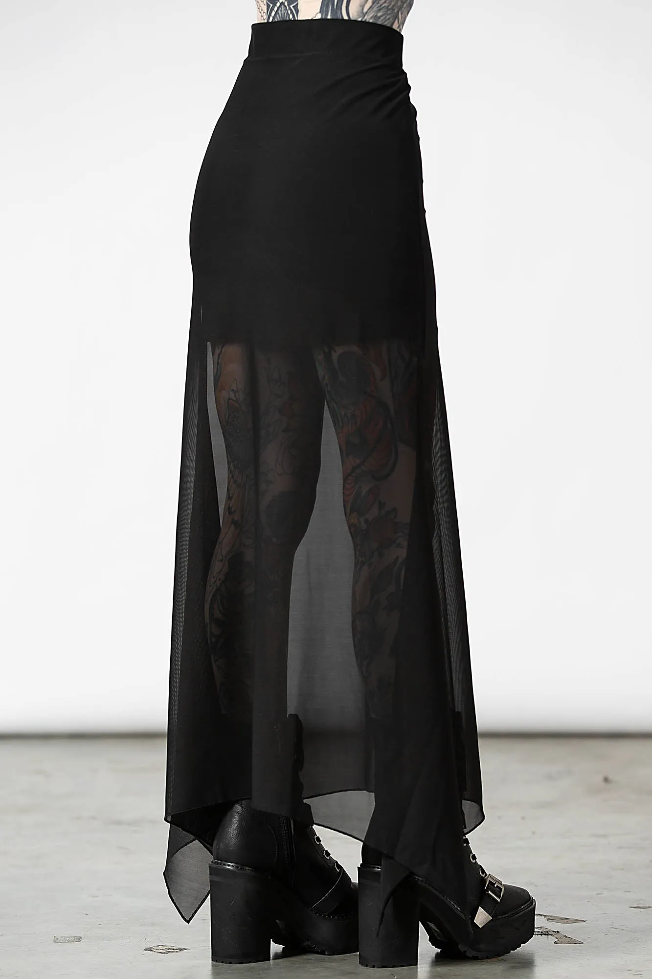 Death Star Maxi Skirt - Resurrect sold by Killstar product image thumbnail 5