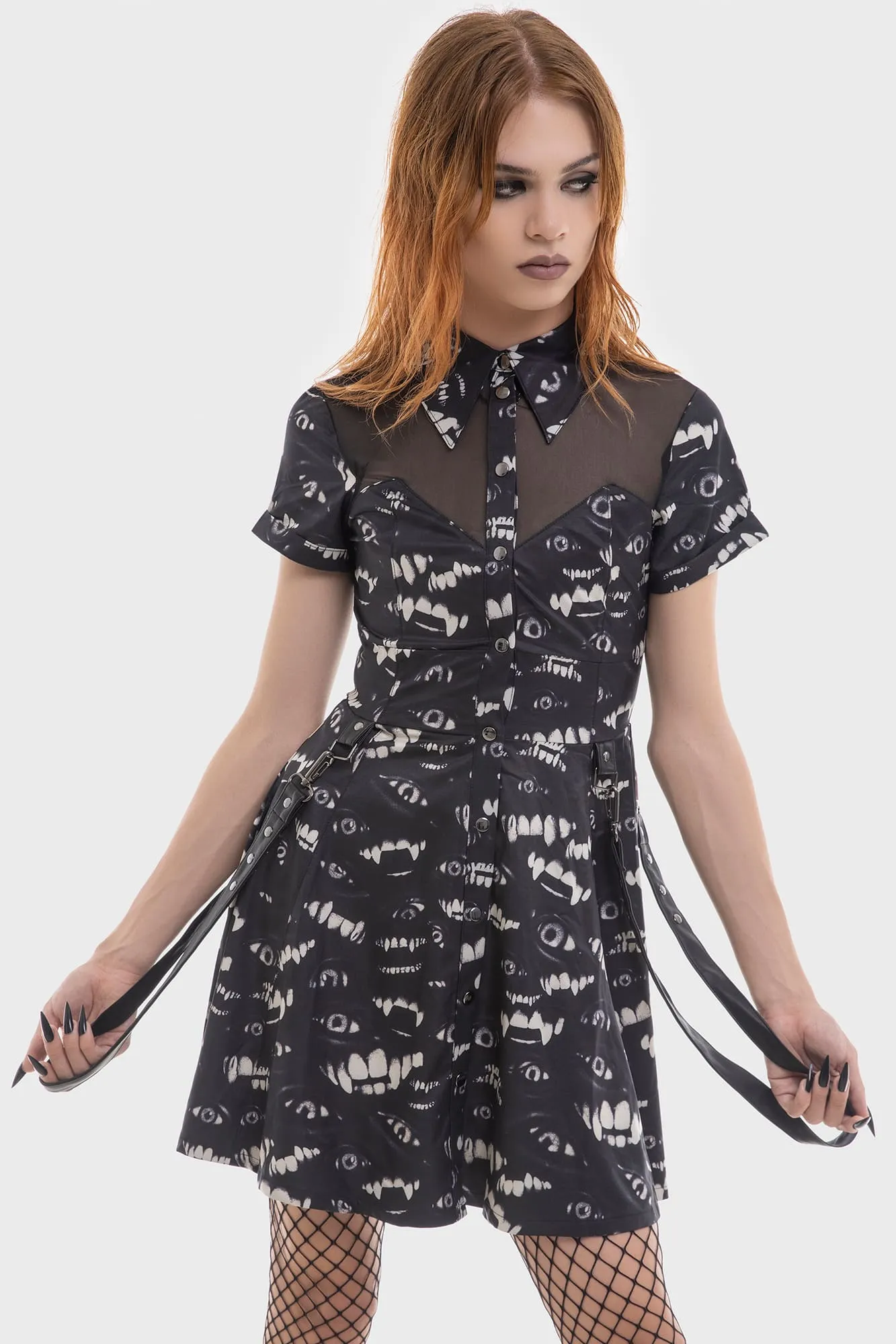 Hex-Cellent Mini Dress sold by Killstar product image thumbnail 3