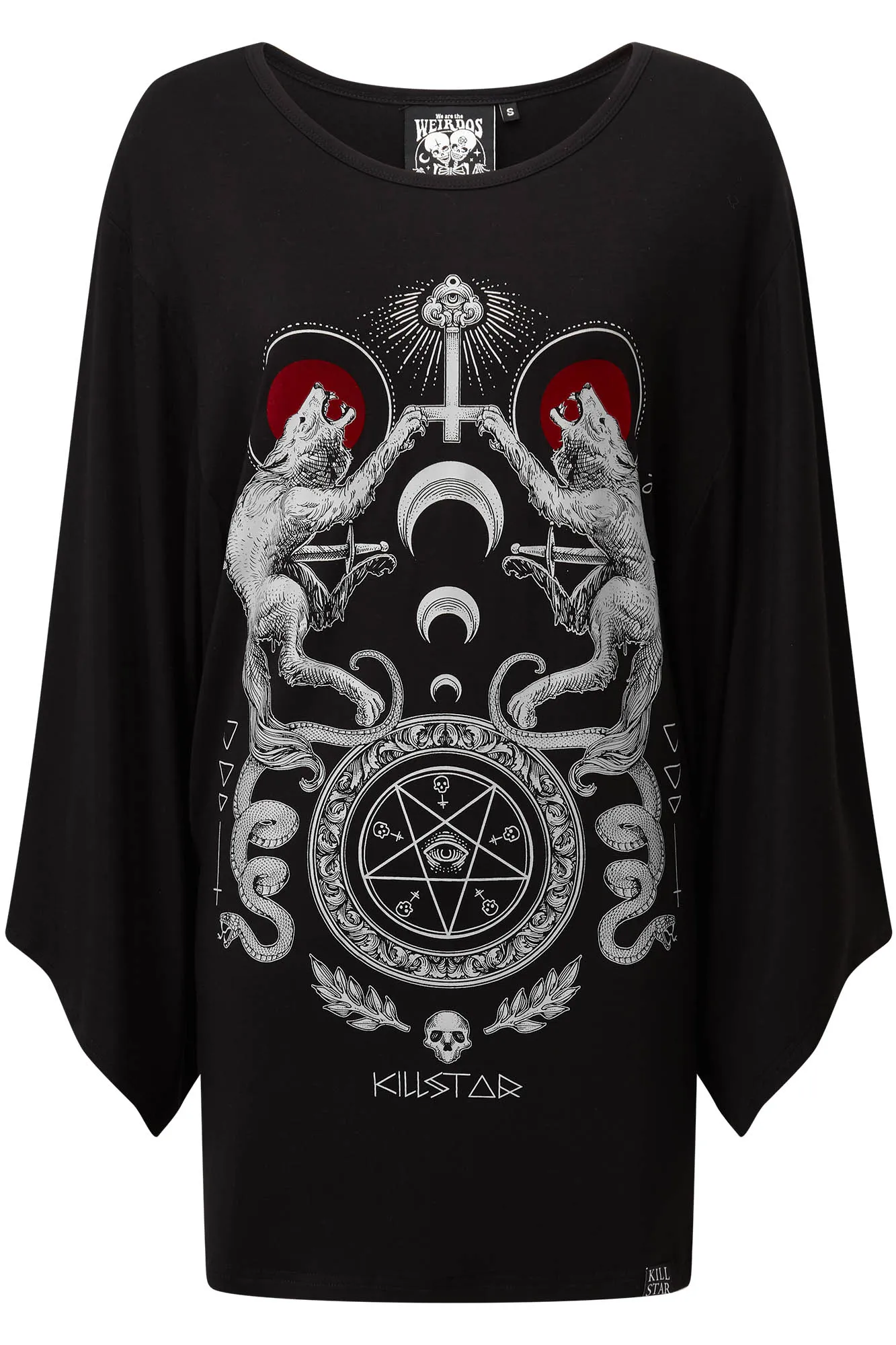 Varg Kimono Tunic - Resurrect sold by Killstar product image thumbnail 4