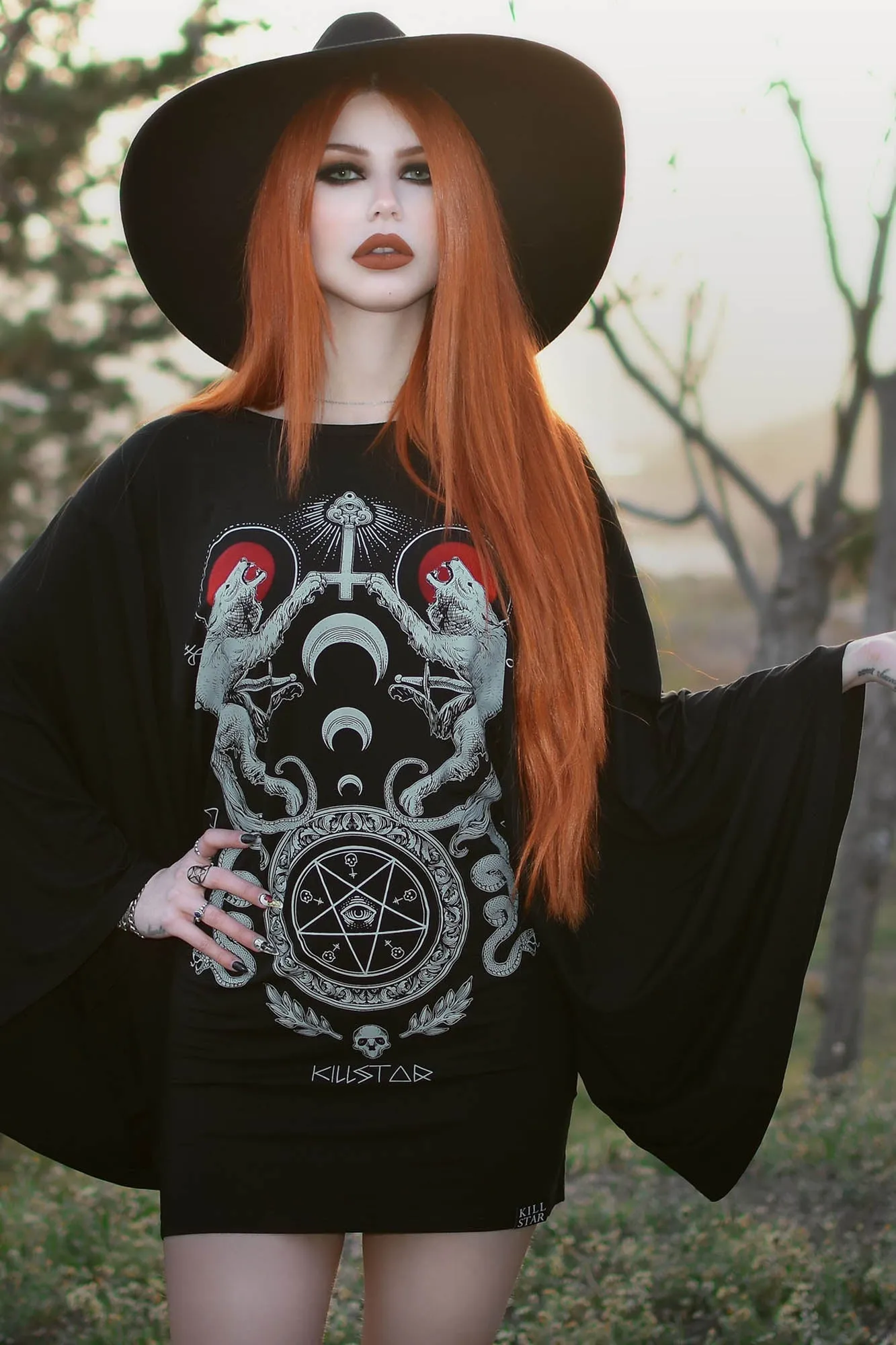 Varg Kimono Tunic - Resurrect sold by Killstar