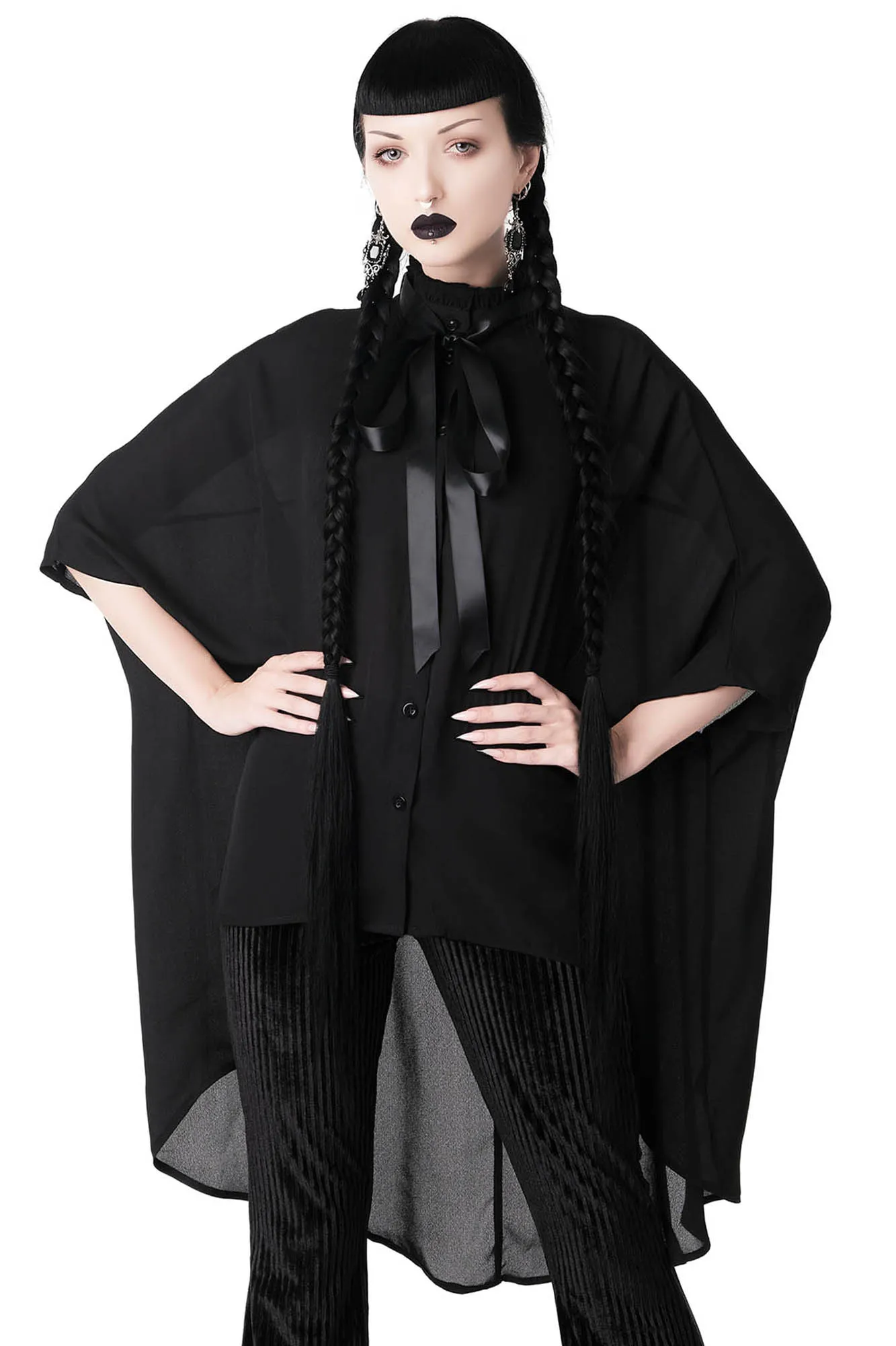 Hayden Batwing Blouse - Resurrect sold by Killstar