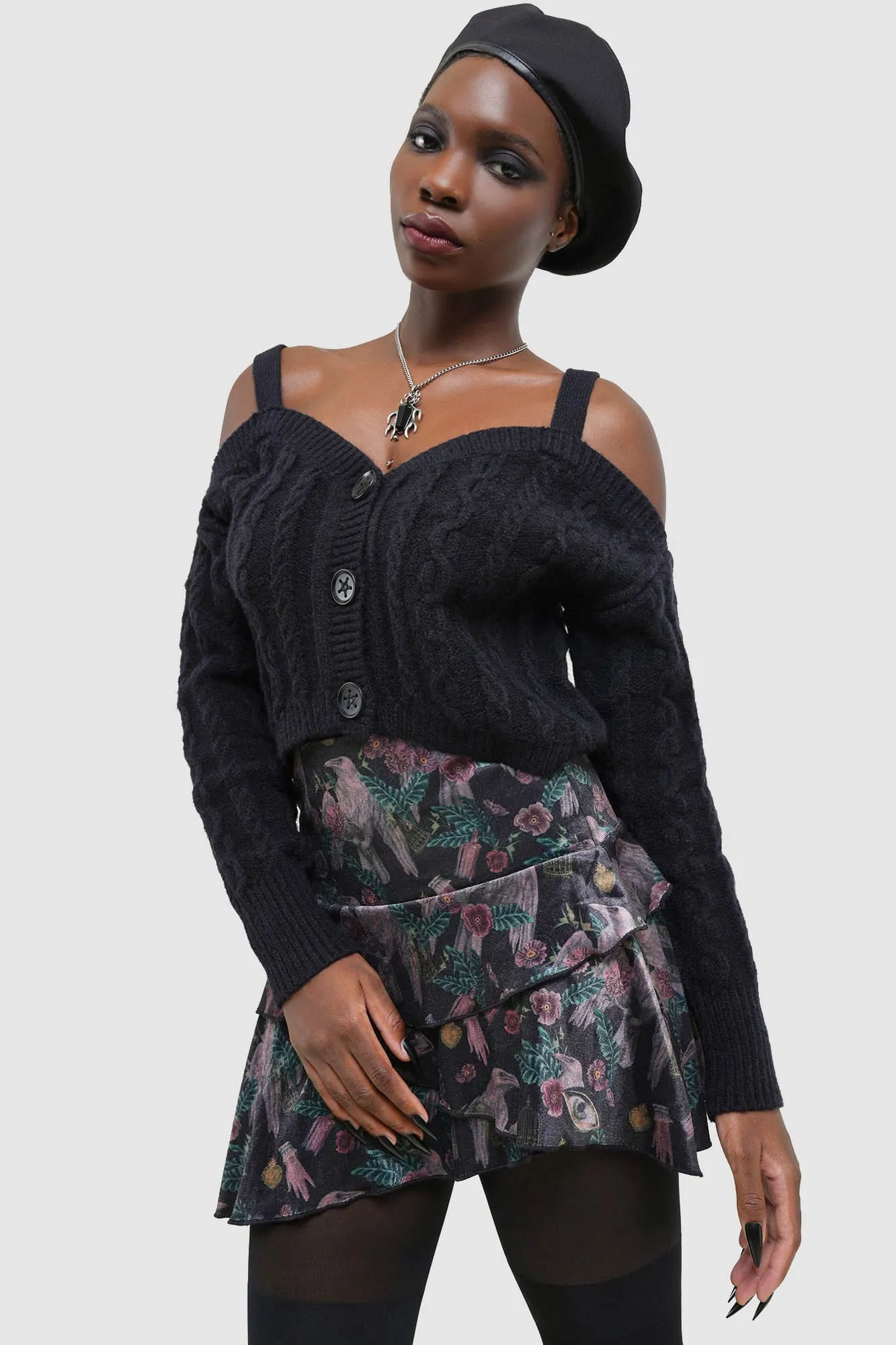 Dark Ballad Crop Top sold by Killstar product image thumbnail 4