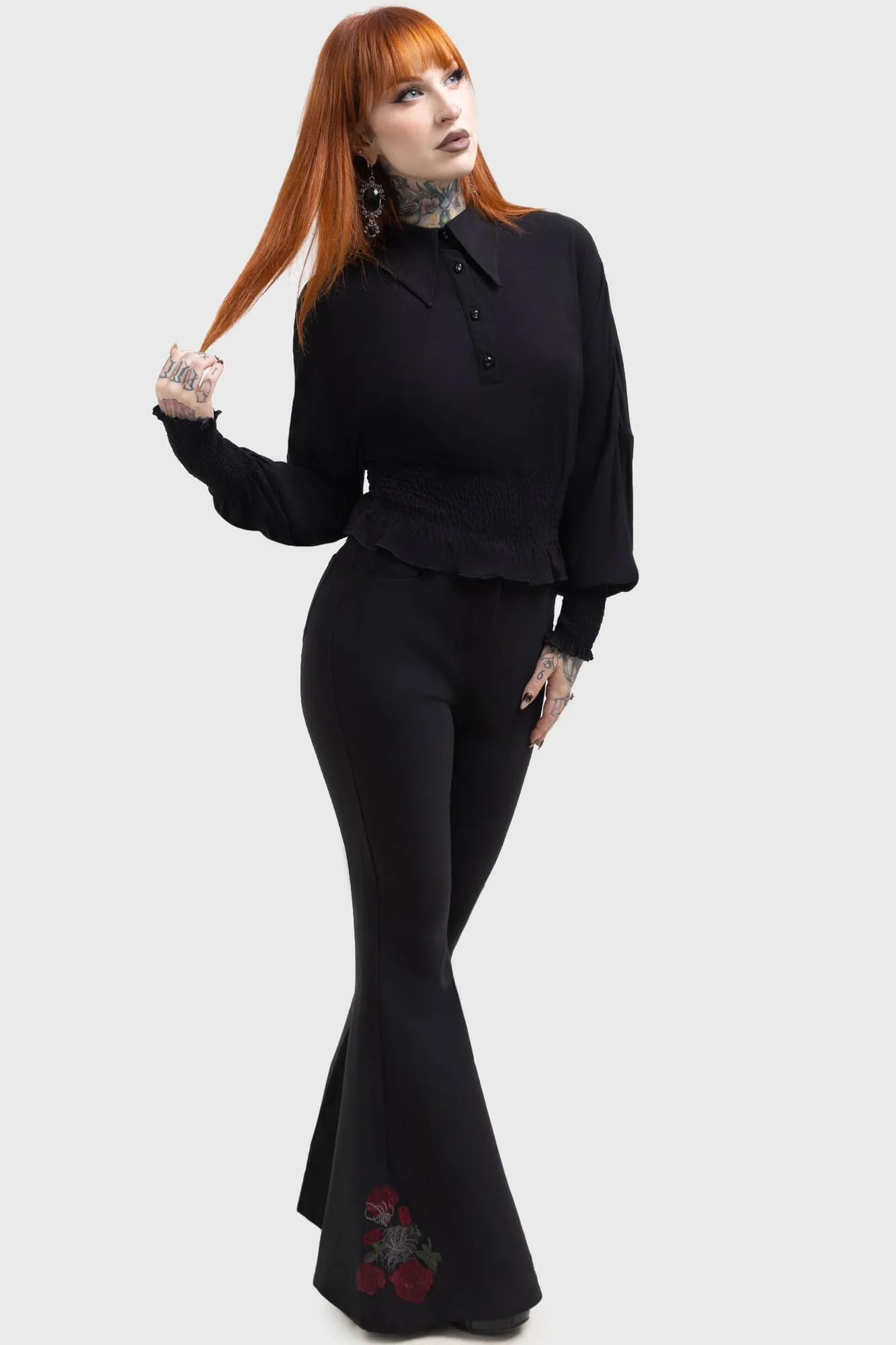 Shadowplay Blouse sold by Killstar product image thumbnail 3