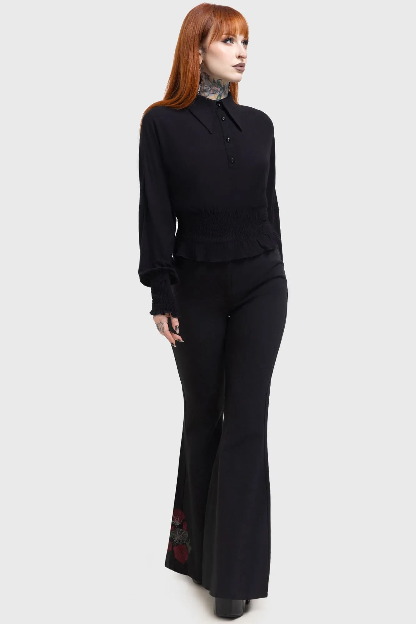 Shadowplay Blouse sold by Killstar product image thumbnail 4