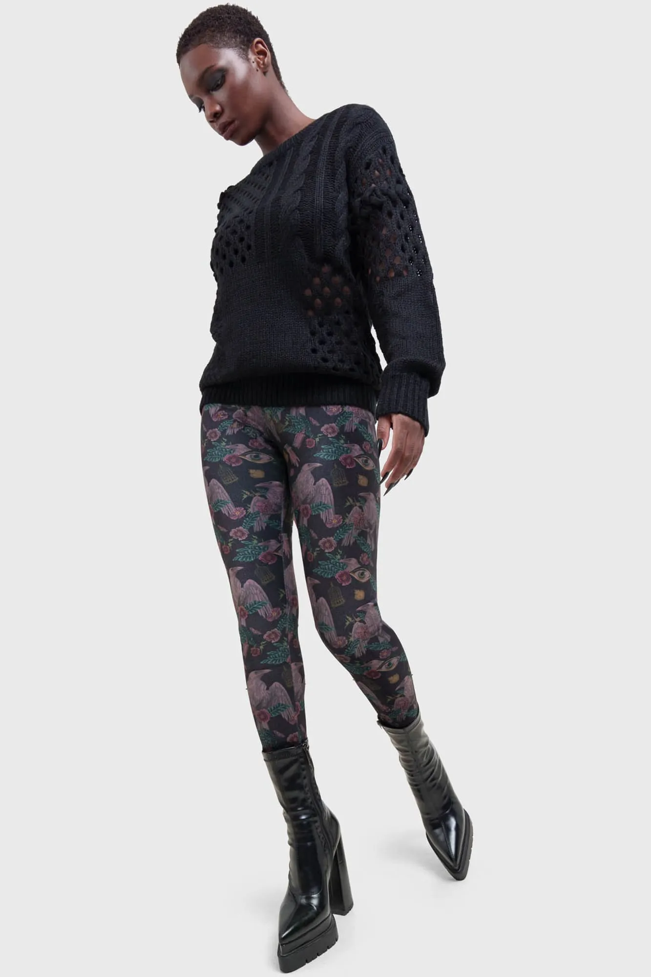 Corax Leggings sold by Killstar product image thumbnail 2