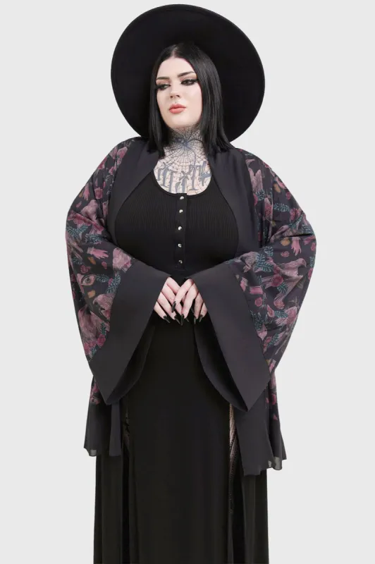 Corax Kimono [PLUS] sold by Killstar