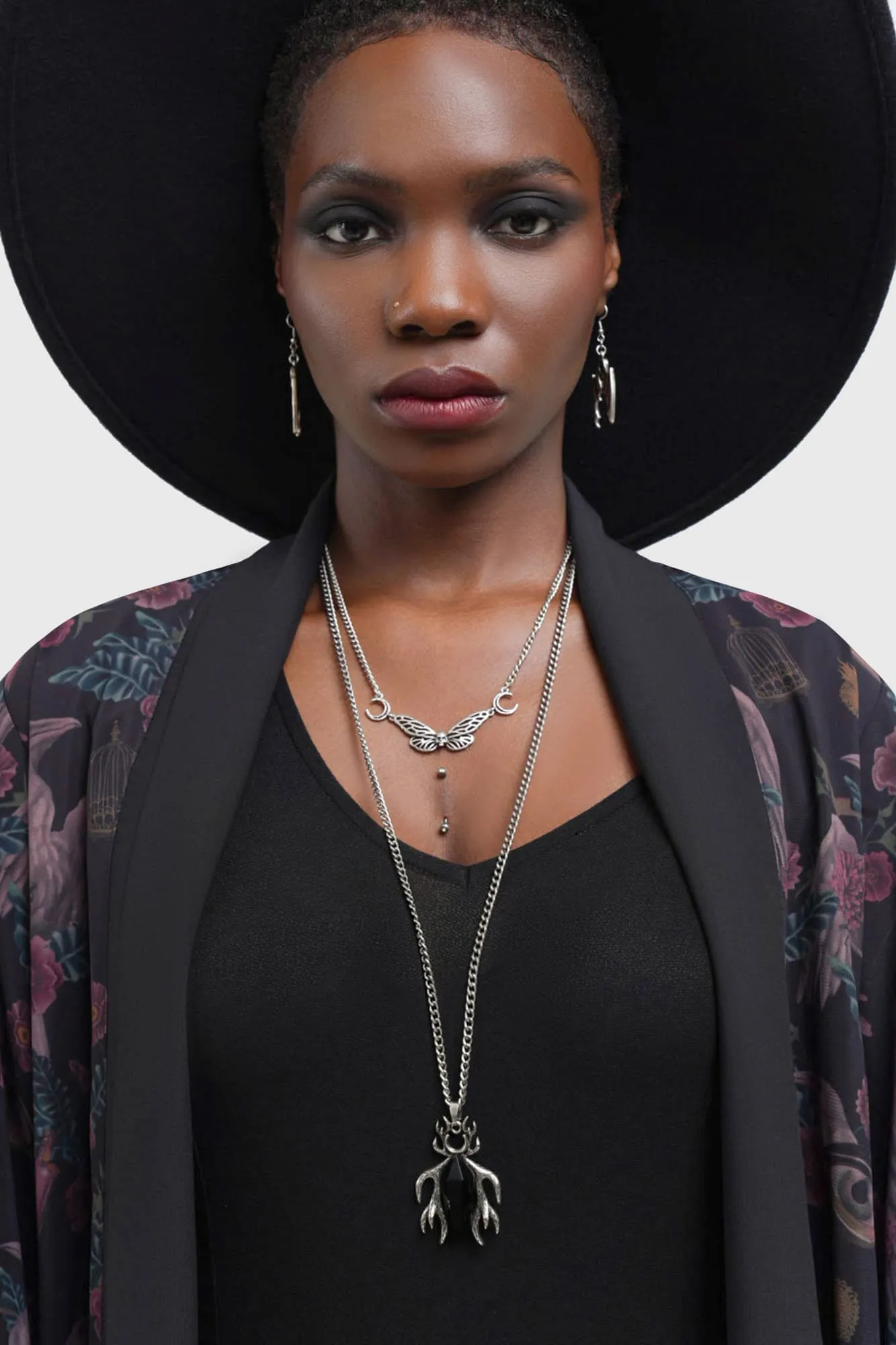 Corax Kimono sold by Killstar product image thumbnail 5