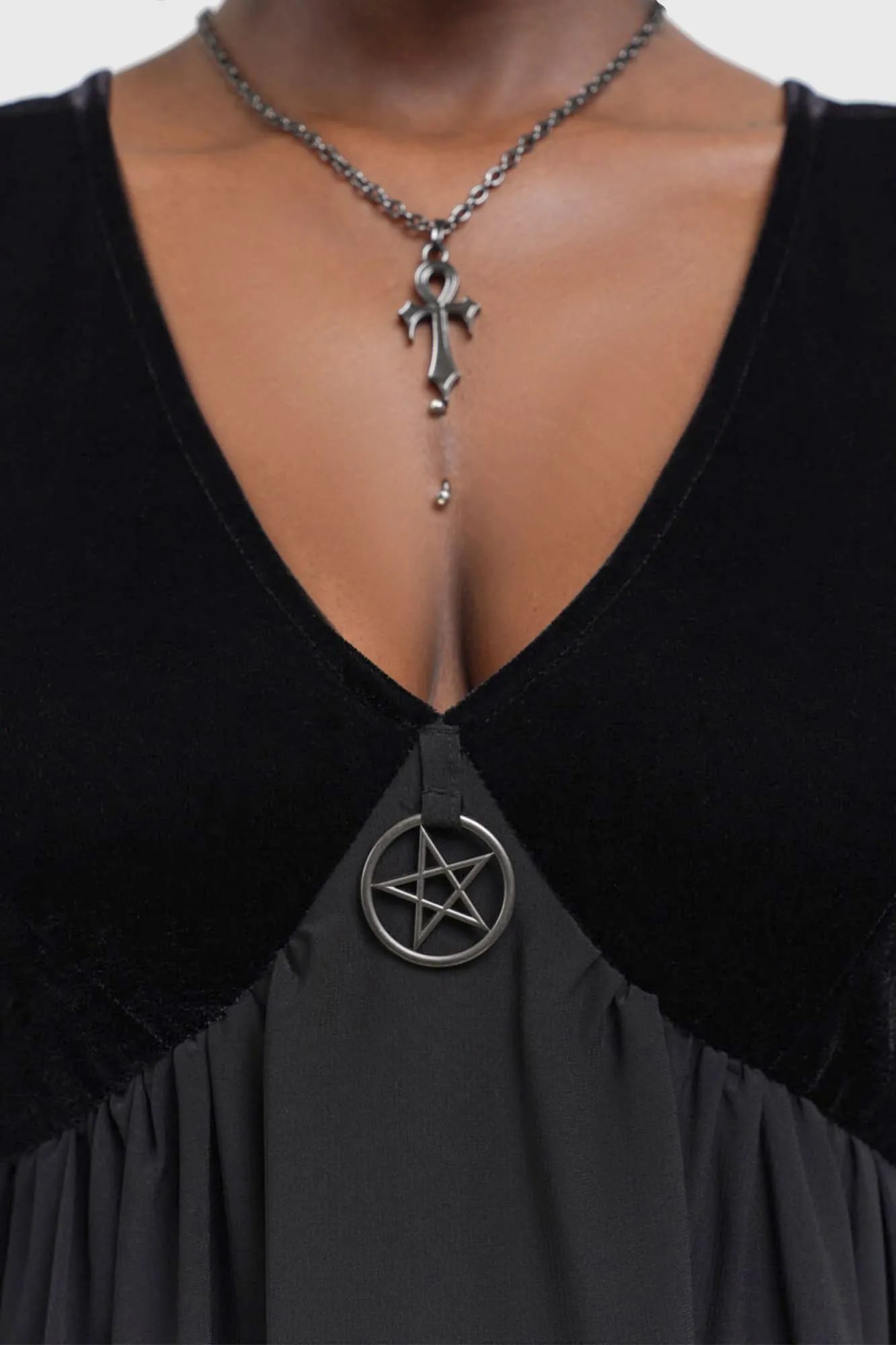 Nyctogrim Dress sold by Killstar product image thumbnail 2