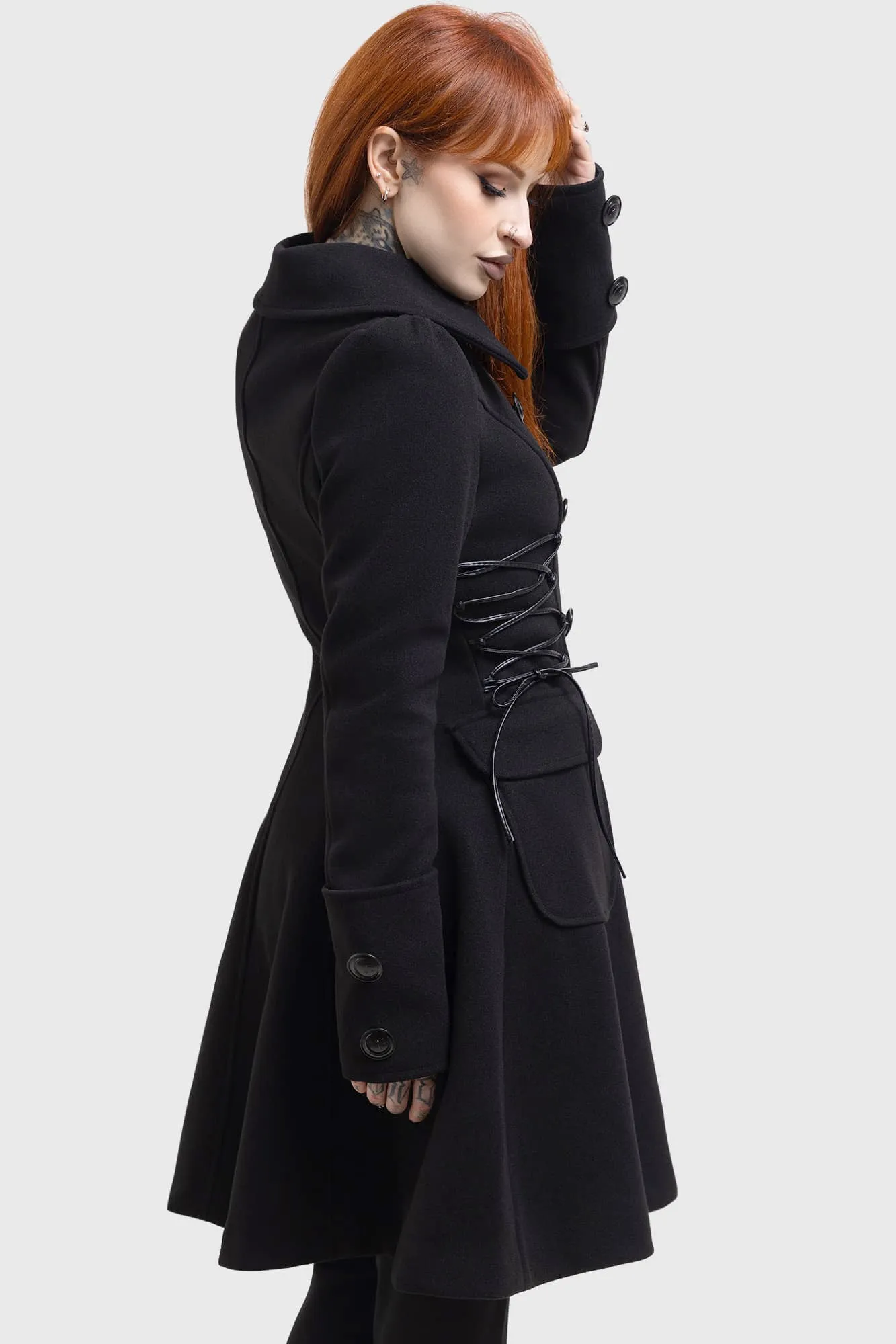 Woeful Coat sold by Killstar product image thumbnail 5