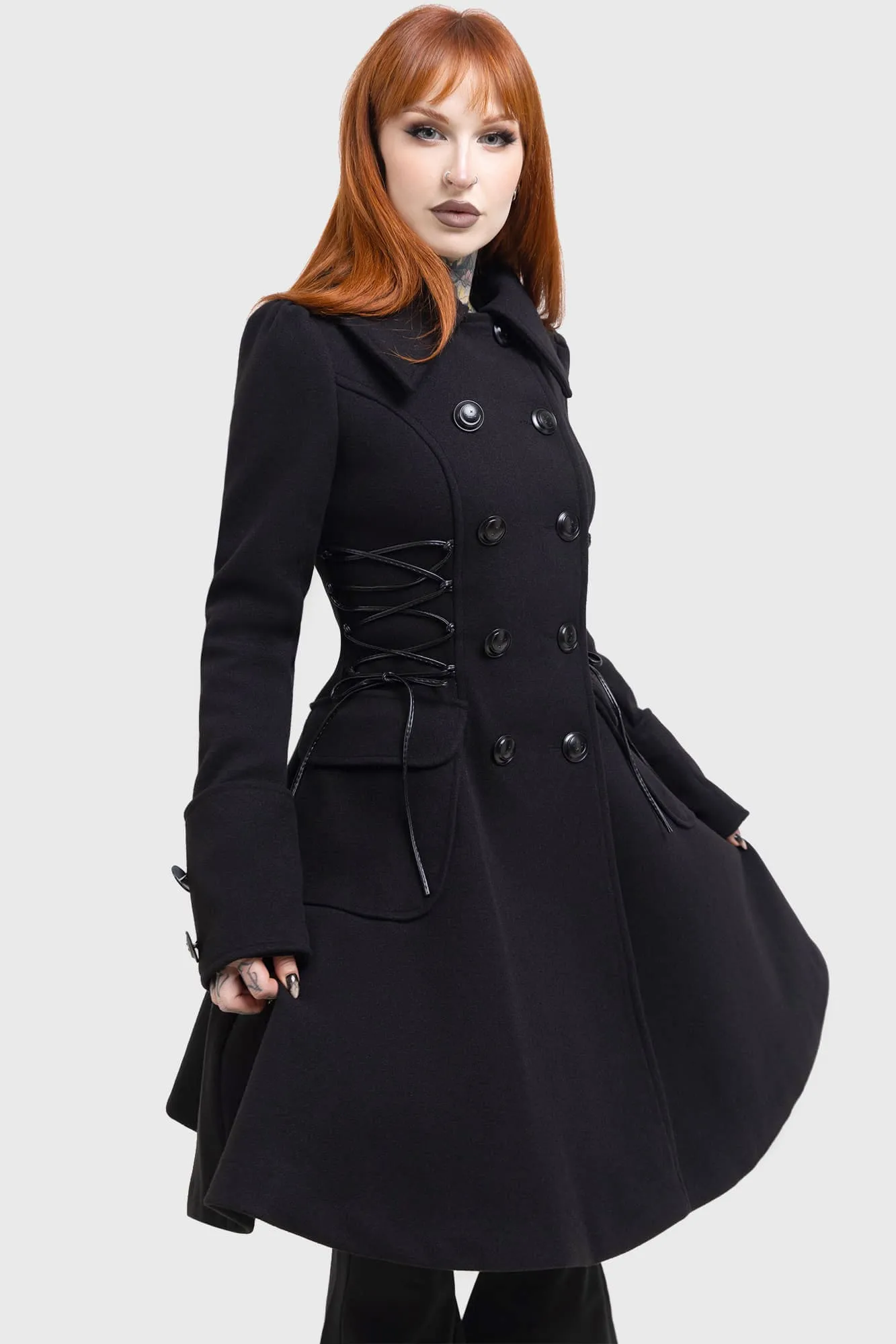 Woeful Coat sold by Killstar product image thumbnail 3