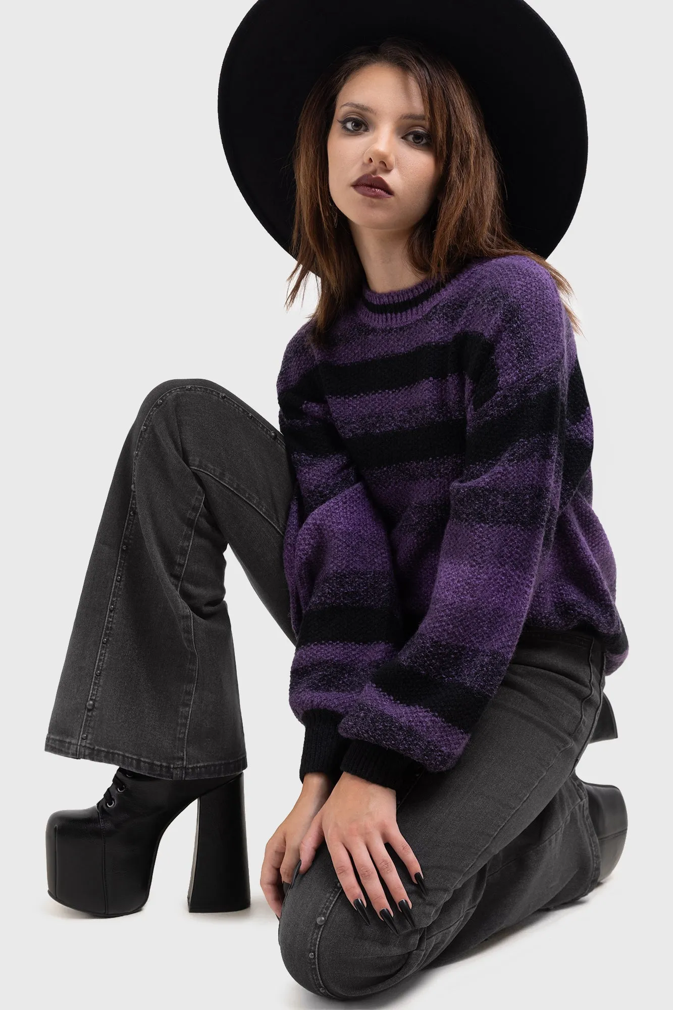 Dusk Dyed Jeans sold by Killstar