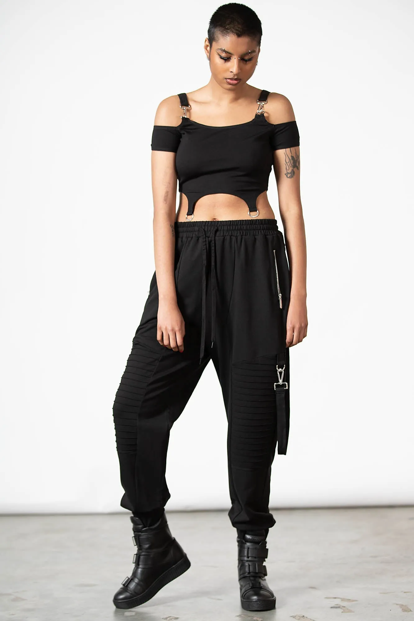 Hurricane Crop Top - Resurrect sold by Killstar product image thumbnail 2