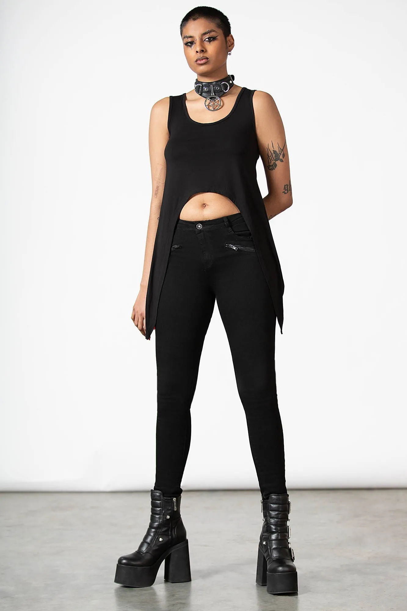 Furor Crop Top - Resurrect sold by Killstar product image thumbnail 3