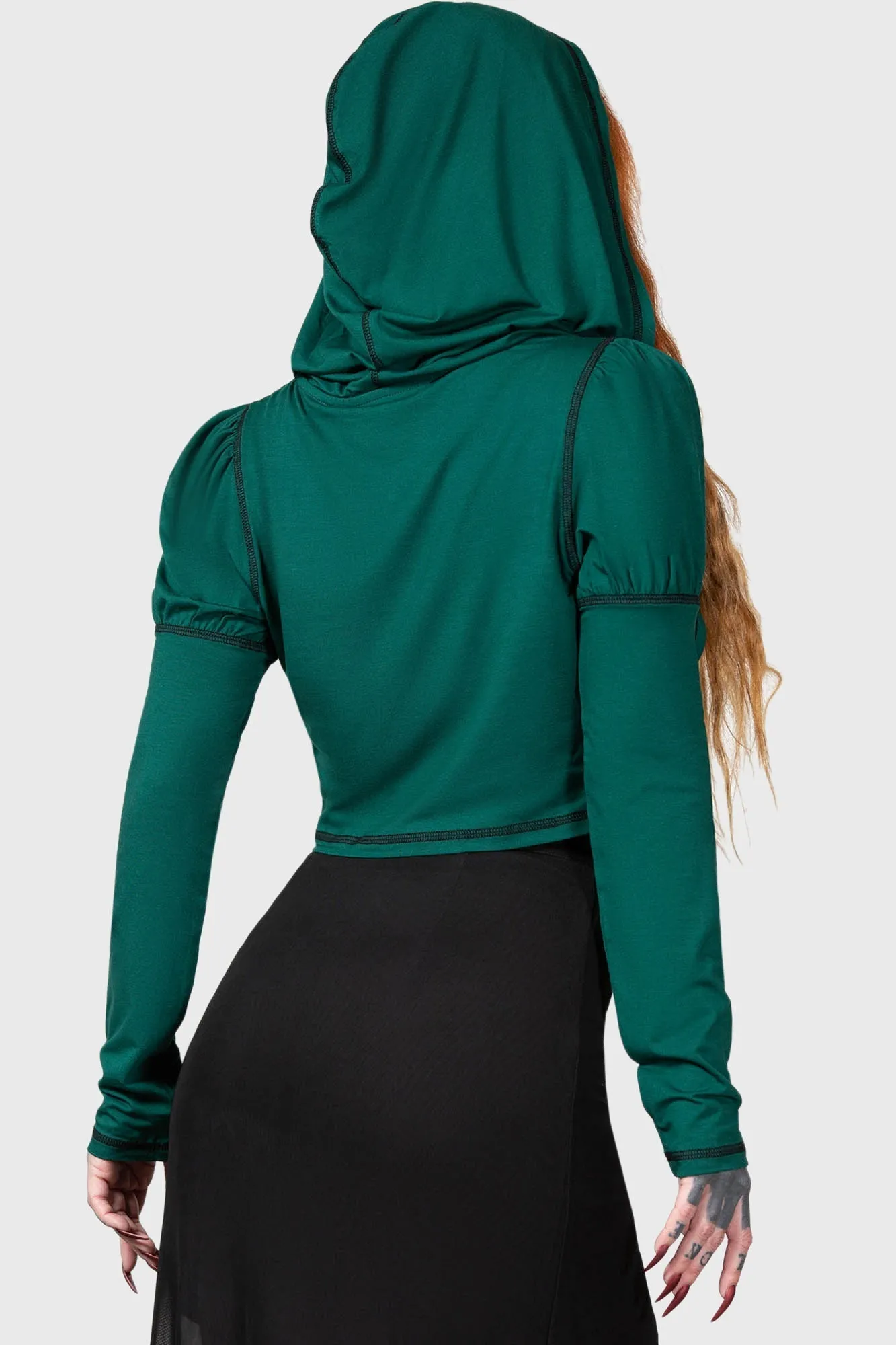 August Hooded Top - Resurrect sold by Killstar product image thumbnail 4