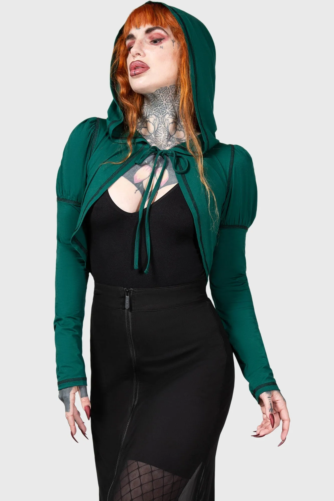 August Hooded Top - Resurrect sold by Killstar product image thumbnail 2