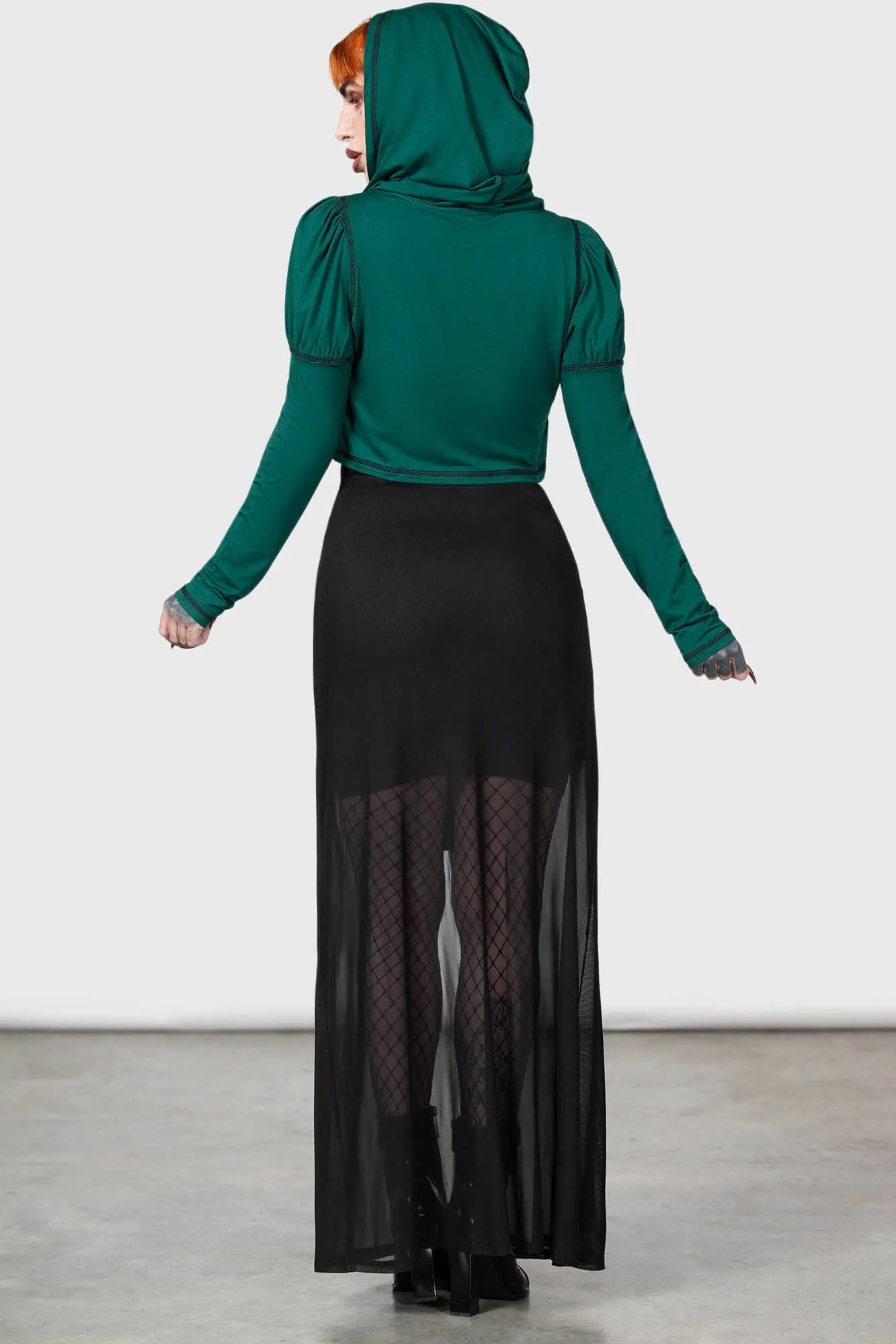 August Hooded Top - Resurrect sold by Killstar product image thumbnail 5