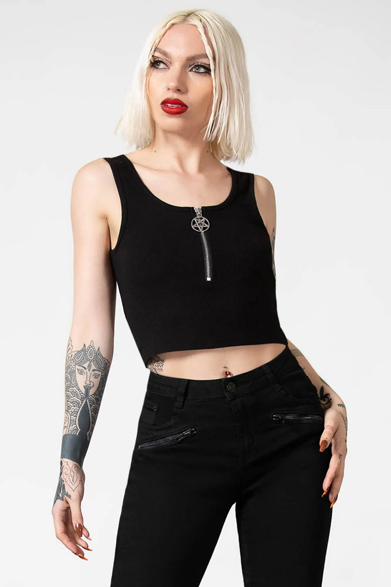 Mortem Rib Top - Resurrect sold by Killstar