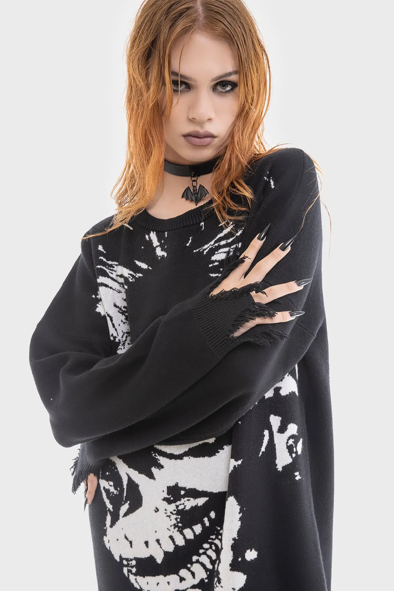 Blood Sucker Sweater sold by Killstar product image thumbnail 2