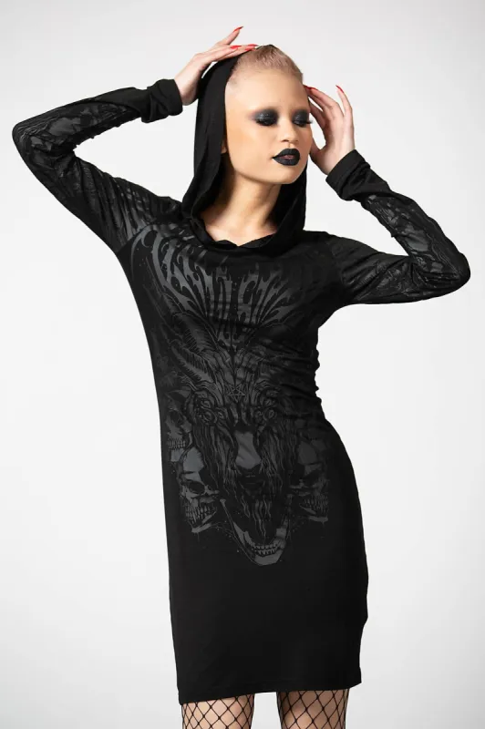Untamed Hooded Dress - Resurrect made by Killstar